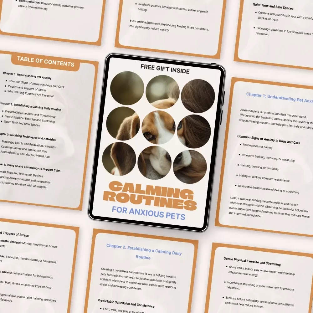 Calming Routines for Anxious Pets – Practical Guide for Creating Daily Calm, Stress Relief & Emotional Balance | calming routines for anxious pets