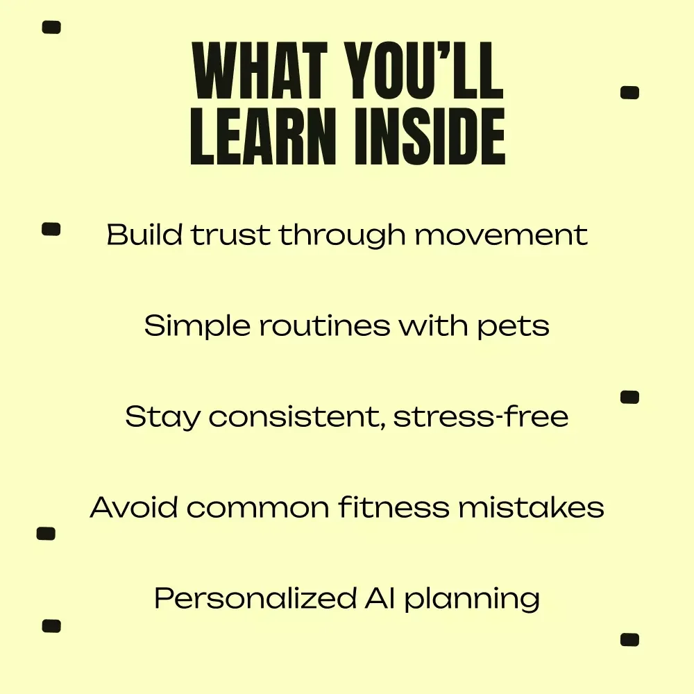 Stronger Together, Fitness With Pets – A Heartfelt Guide to Bonding Through Fitness With Pets, Daily Routines, Trust-Building Movement & AI-Powered Planning