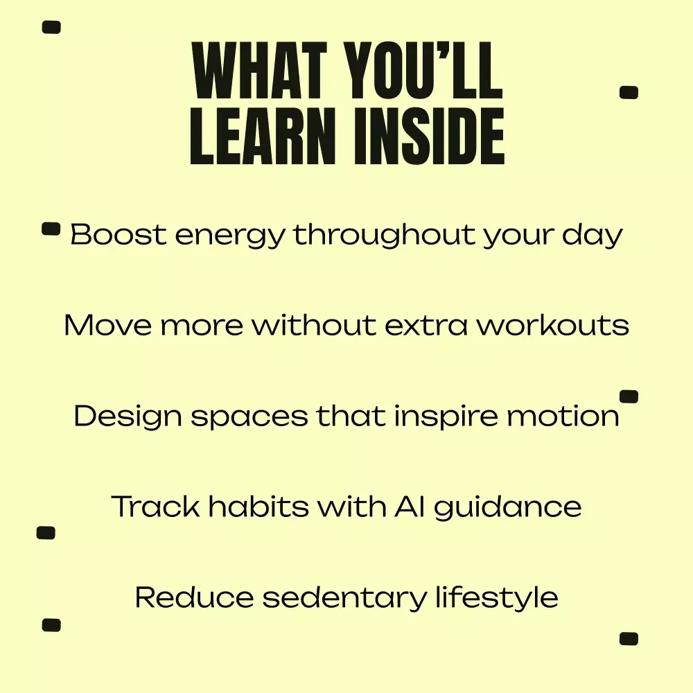 Small Moves, Big Days: Daily Movement Guide, eBook, Checklist for Effortless Health, Home & Work Motion