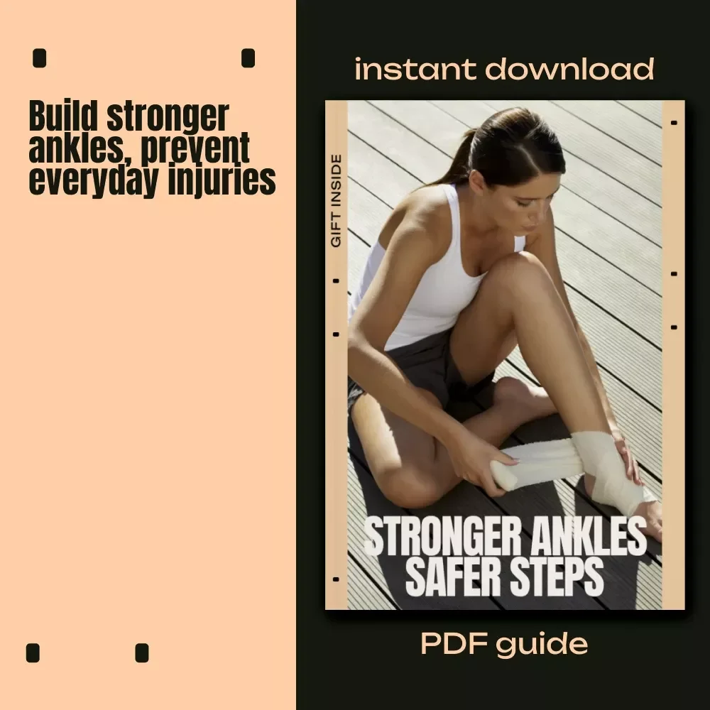Stronger Ankles Safer Steps – Ankle Injury Prevention Guide for Stability, Balance & Everyday Movement Safety | Digital Download