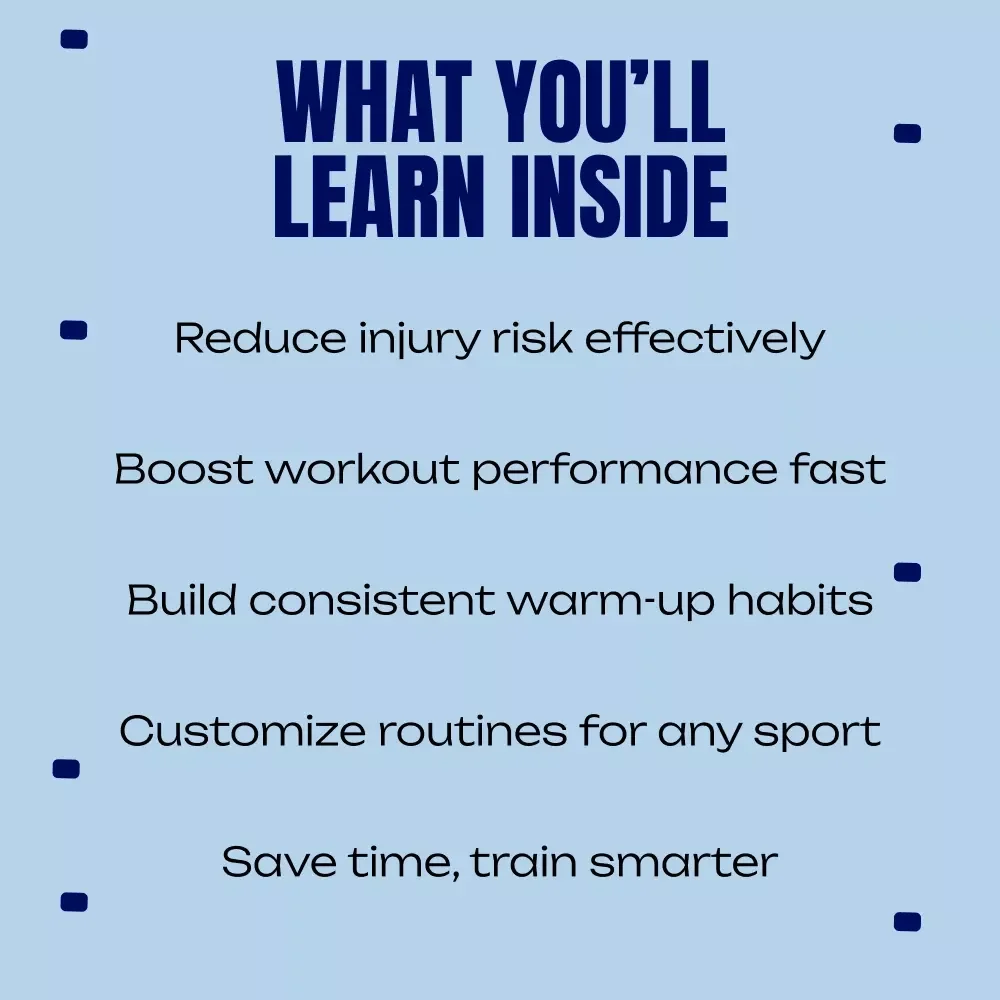 The Ultimate Guide to a Smart Warm-Up Routine | Ebook for a Proper Warm Up Routine | Sports, Fitness & Injury Prevention Digital Download