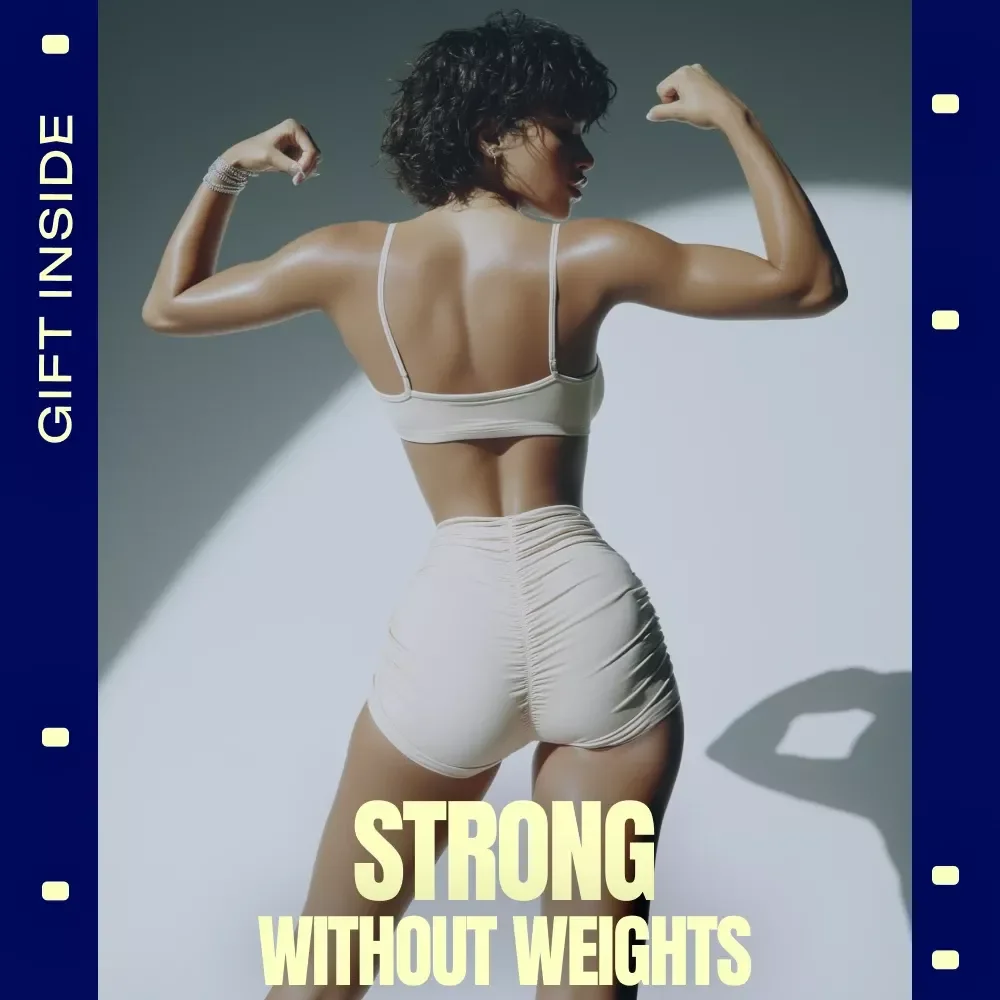 Strong Without Weights | Bodyweight Strength Training Guide, No Equipment Workout eBook, Build Muscle Anywhere, Home & Travel Fitness Digital Download