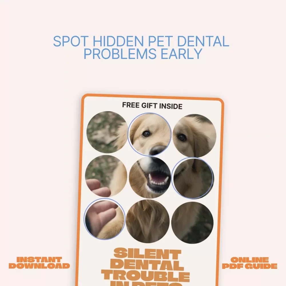 Silent Dental Trouble in Pets | eBook Guide to Early Detection, Vet-Backed Insights & pet dental problems signs Checklist