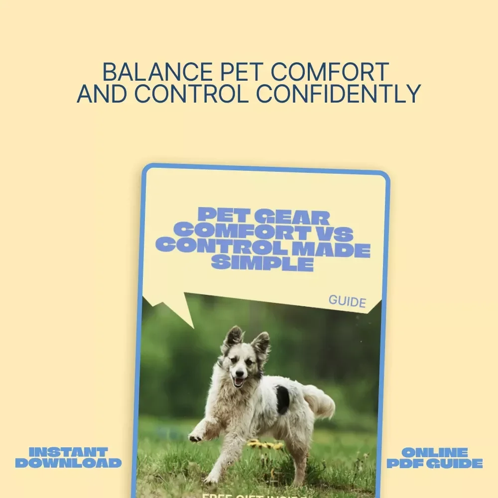 Pet Gear Comfort vs Control Made Simple | Practical Guide to pet gear comfort vs control for Safer, Happier Pets