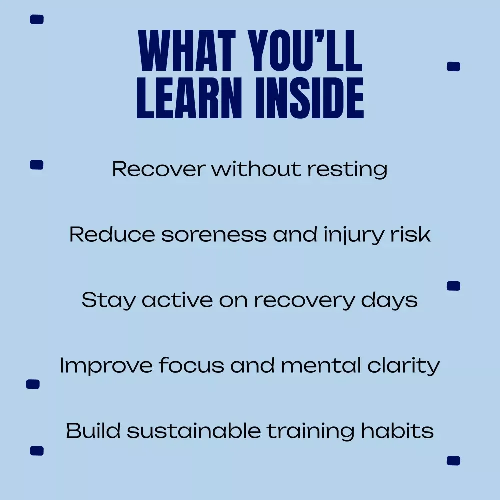 Smart Active Recovery Ideas for Athletes | Practical Active Recovery Ideas eBook for Training, Performance & Injury Prevention