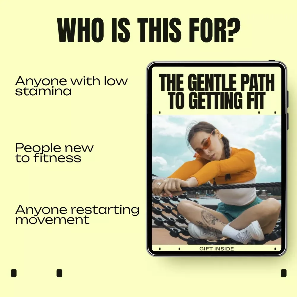 The Gentle Path to Getting Fit – Ebook Guide for Beginners | Discover the best sport for low stamina & Build Energy Without Burnout