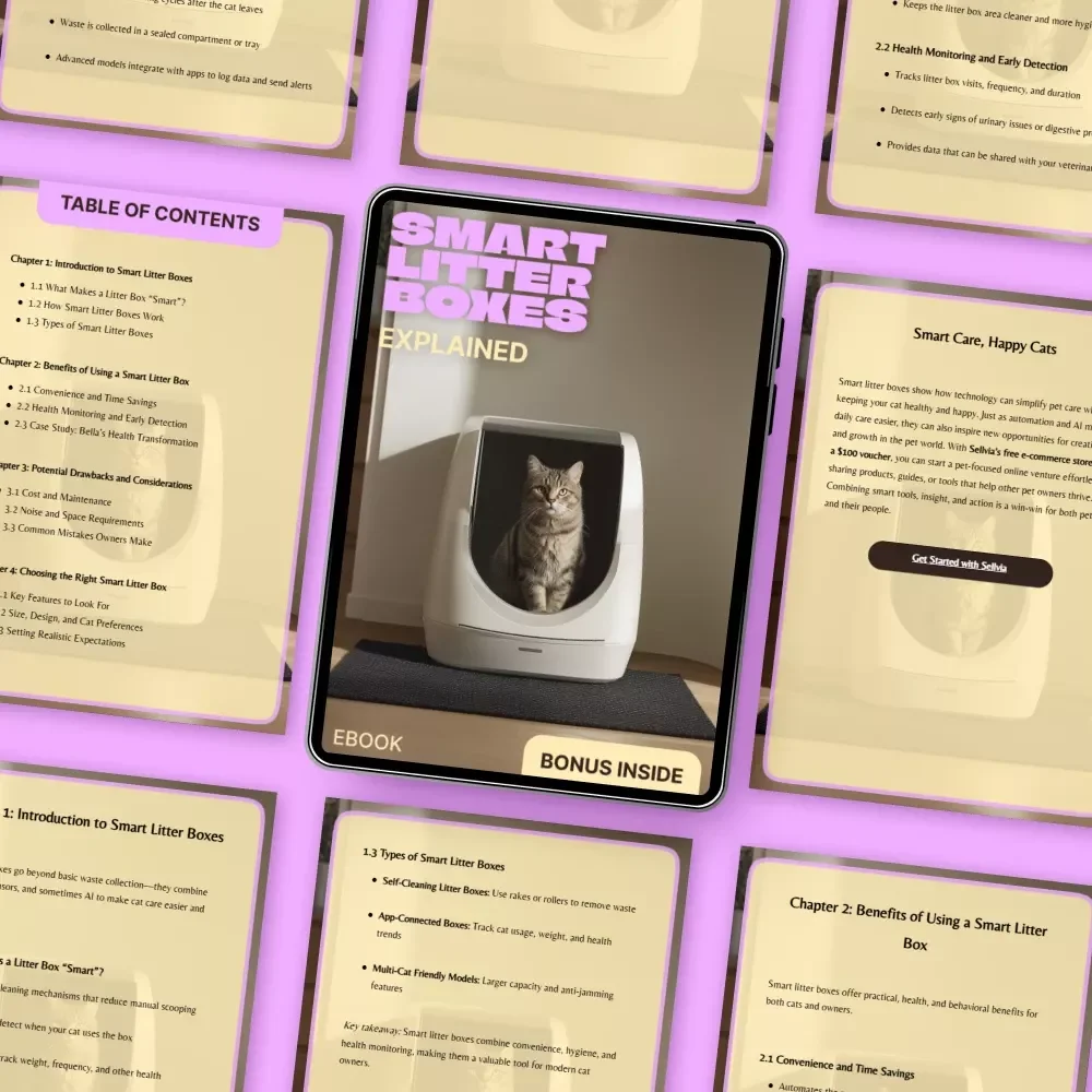 Smart Litter Boxes Explained – Complete Ebook Guide to Choosing, Using & Understanding Smart Litter Boxes for Healthier, Happier Cats