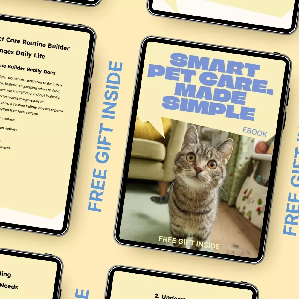 Smart Pet Care, Made Simple – AI Pet Care Routine Builder eBook for Busy Pet Owners, Personalized Daily & Weekly Care Plans, Easy-to-Follow Digital Guide
