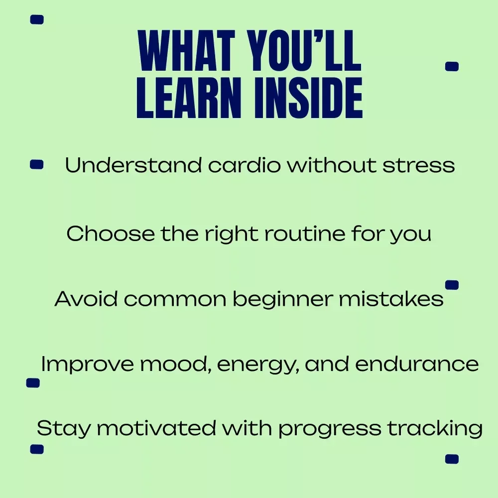 Cardio Made Simple – Beginner Cardio Guide eBook, Easy Cardio for Beginners, Low-Impact Cardio Training, Fitness Digital Download