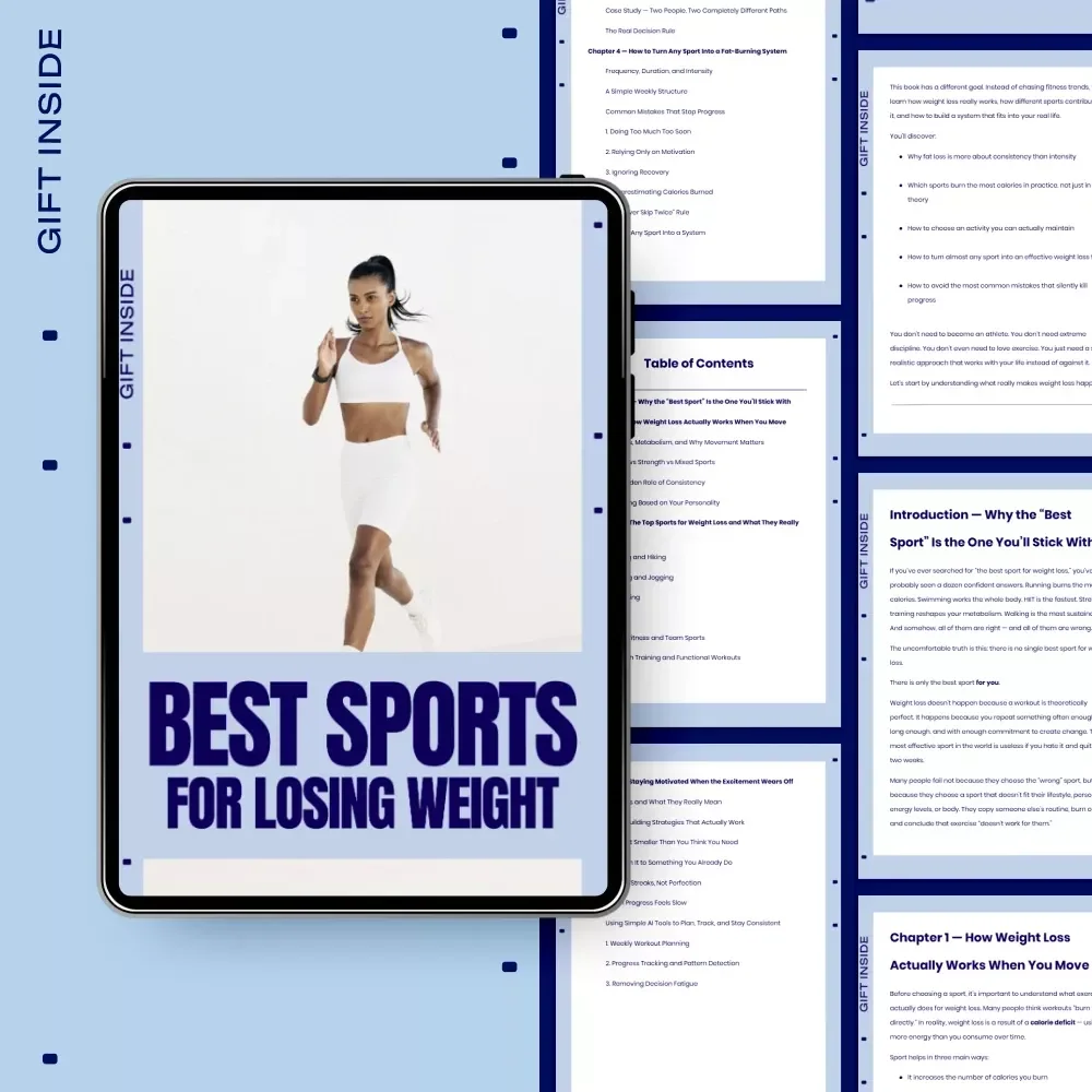 Best Sports for Losing Weight – Practical eBook Guide to Finding the Best Sport for Weight Loss That You’ll Actually Stick With