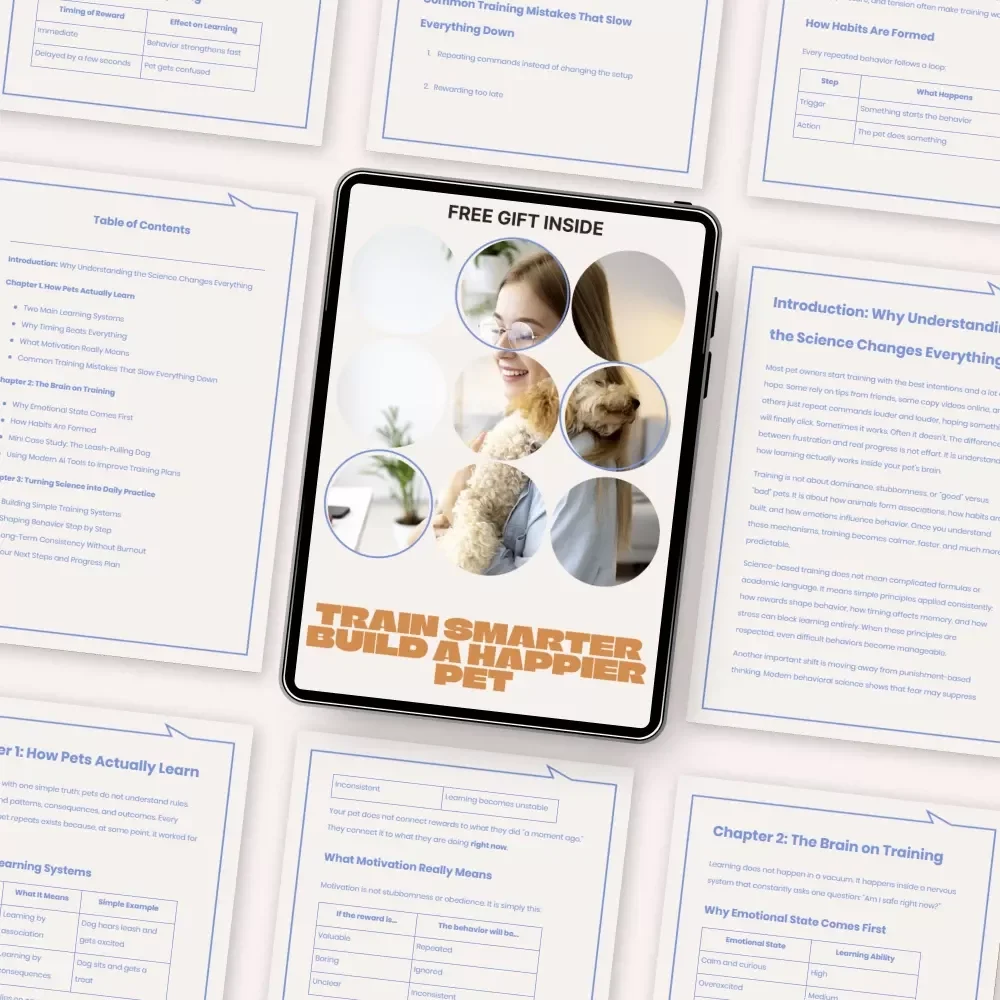 Train Smarter Build a Happier Pet | Science-Based Pet Training Guide | The science behind pet training Explained for Real-Life Results