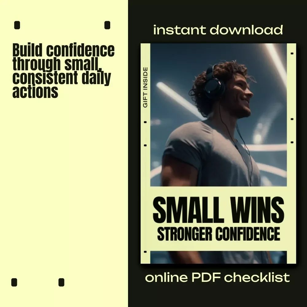 Small Wins, Stronger Confidence – A Tiny Habits Guide to Building Confidence, Consistency & Motivation (Digital Download)