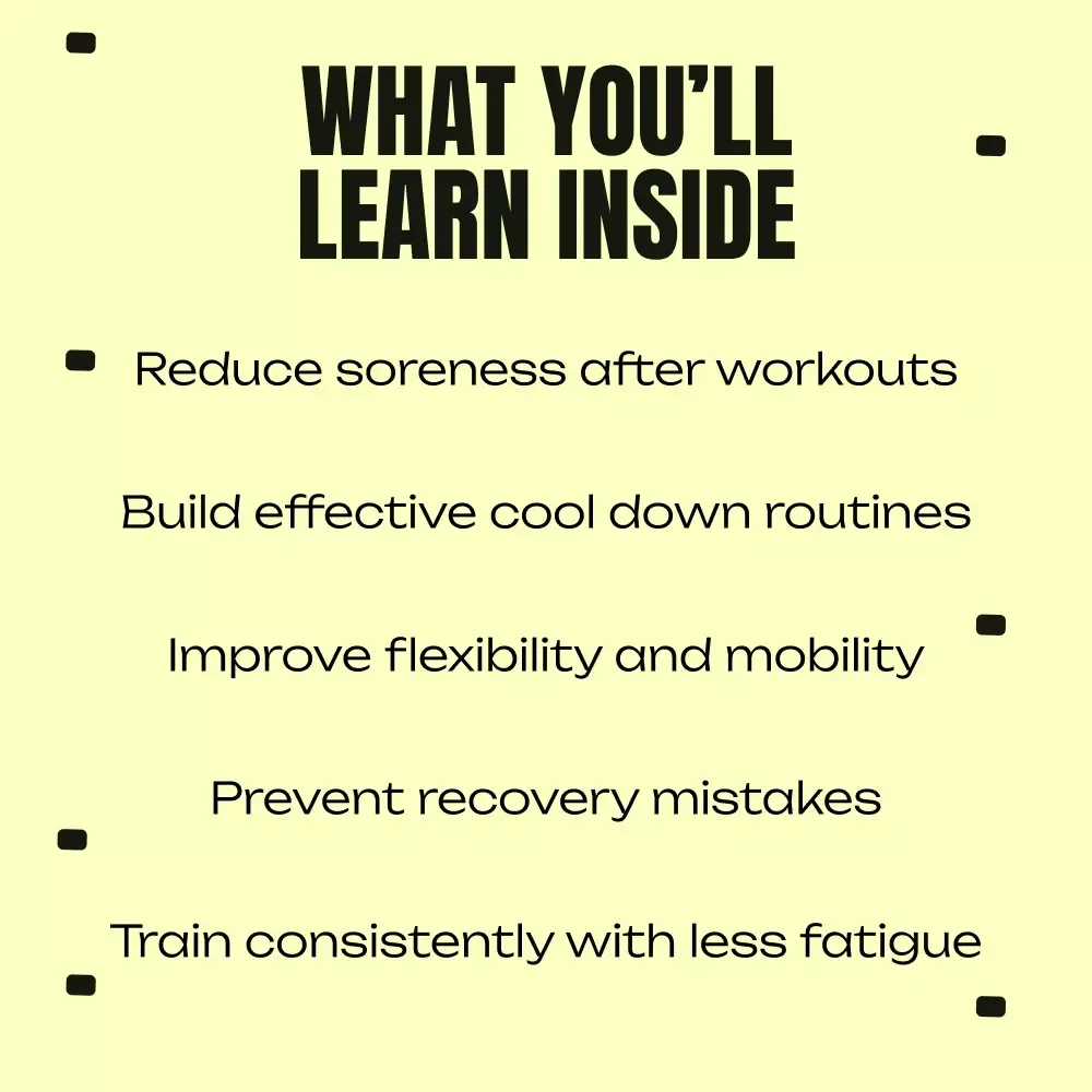Your Smart Guide to Post-Workout Recovery – eBook on Cool Down Exercise, Stretching, Mobility & Smarter Recovery Routines