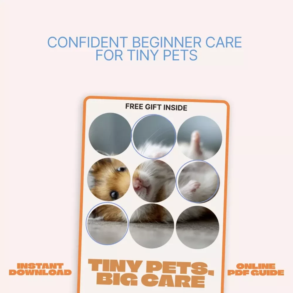 Tiny Pets, Big Care – Beginner Rodent Care Guide | rodent care beginner tips | Easy Setup, Daily Care & Confidence for New Owners