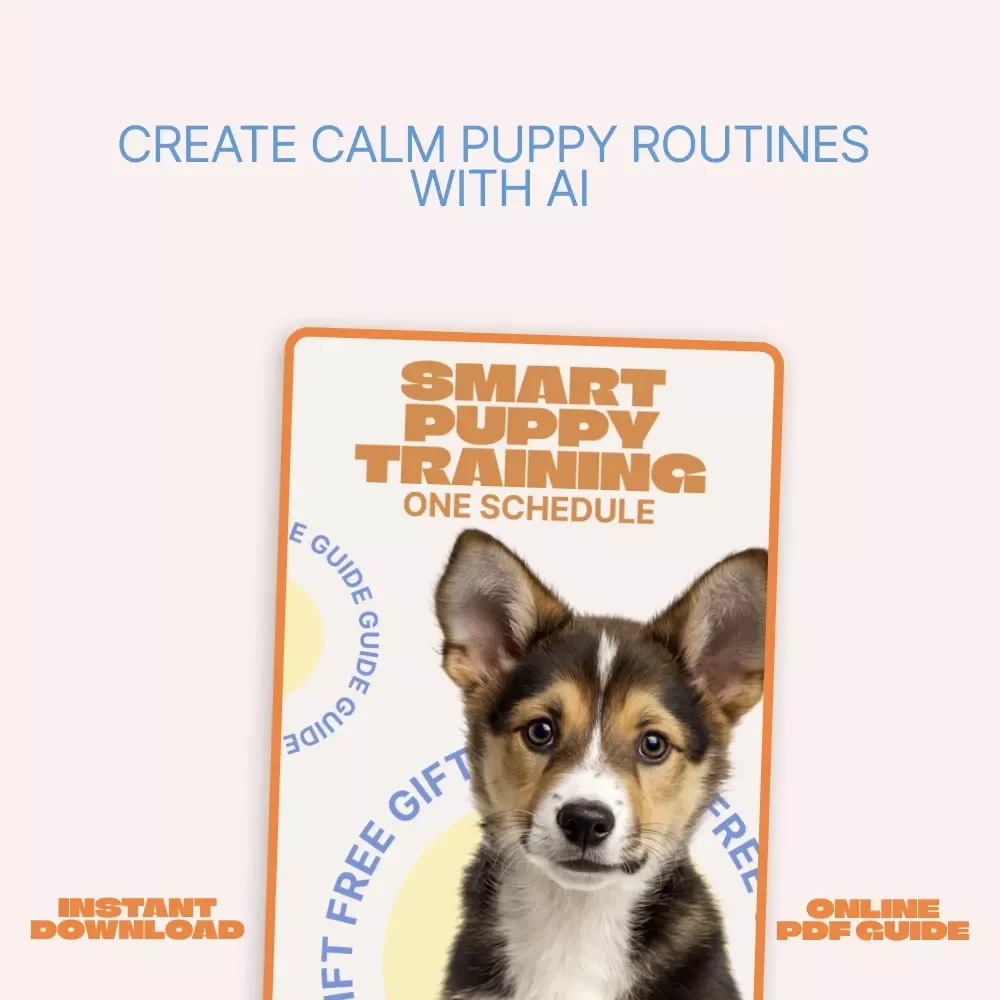 Smart Puppy Training, One Schedule – AI Puppy Training Schedule Guide for Calm Routines, Better Behavior & Confident New Dog Owners