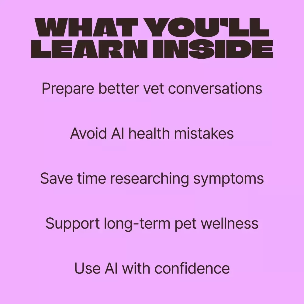 Smart AI Questions Every Pet Owner Should Ask a Vet | Practical eBook Guide for Using AI in Pet Care | ai questions to ask a vet
