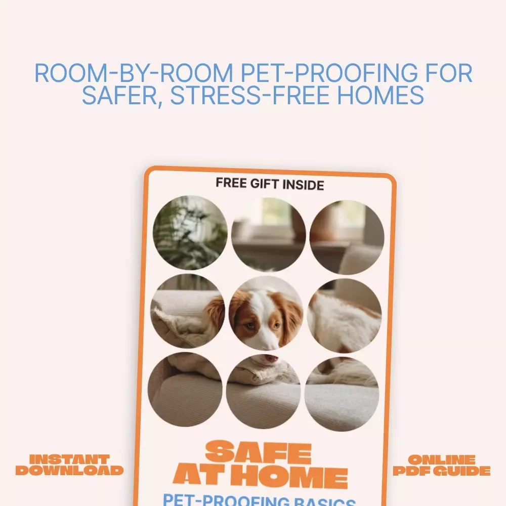 Safe at Home: Pet-Proofing Basics | Easy Home Safety Guide for Dogs & Cats | Practical pet proofing basics eBook for New & Experienced Pet Owners