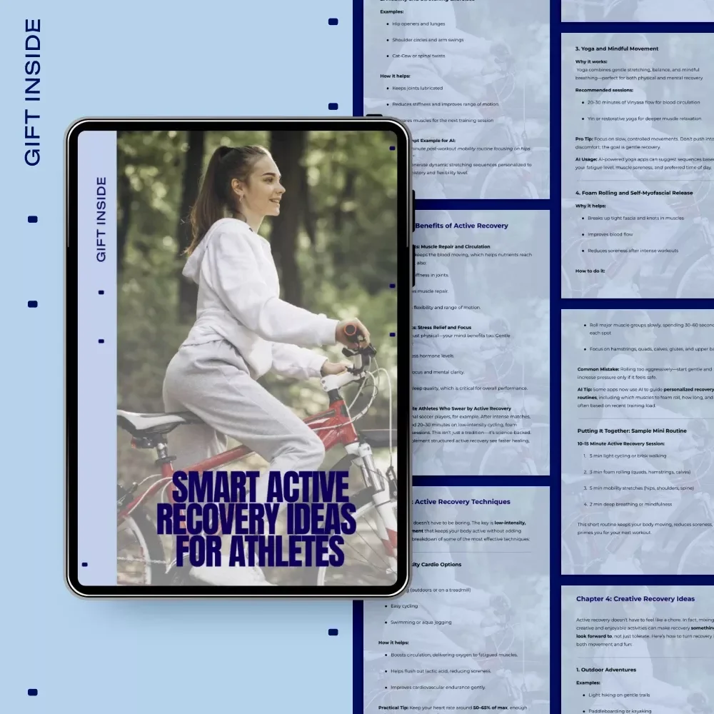 Smart Active Recovery Ideas for Athletes | Practical Active Recovery Ideas eBook for Training, Performance & Injury Prevention