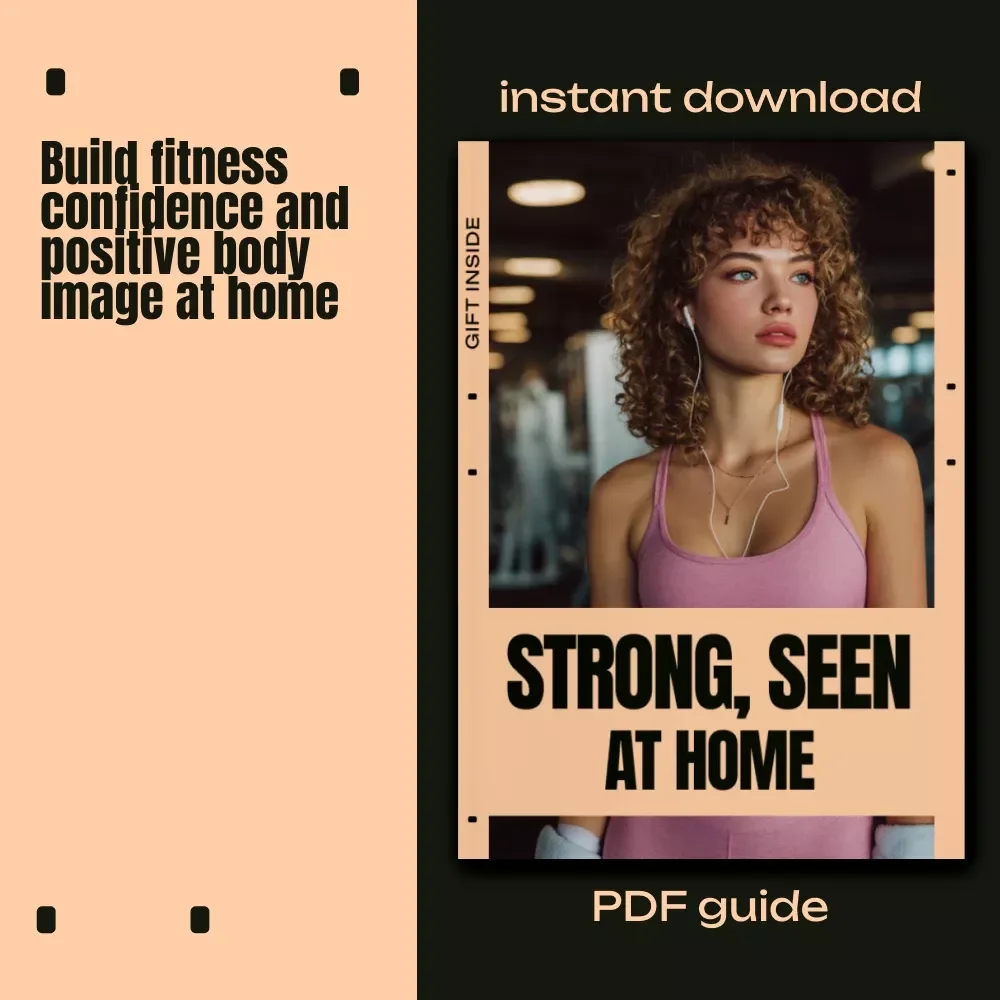 Strong, Seen, At Home – Fitness Confidence & Body Image Guide | At-Home Wellness Mindset eBook | Digital Download