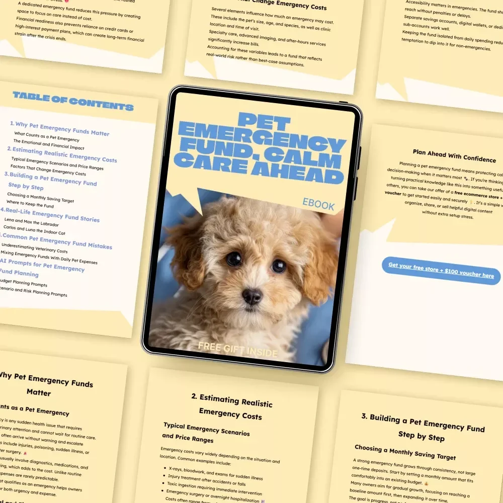 Pet Emergency Fund, Calm Care Ahead: Ultimate Guide to Pet Emergency Fund Planning eBook