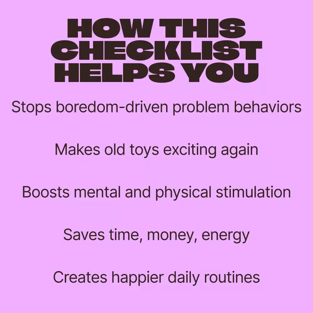 No More Pet Boredom – Simple Checklist to Fix Pets Bored Even With Toys | Daily Fun & Enrichment Guide