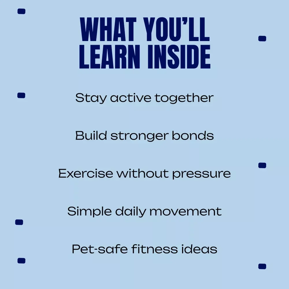 Fit Together, Happy Together | Practical Ebook Guide with fitness with pets ideas for Healthy Daily Movement