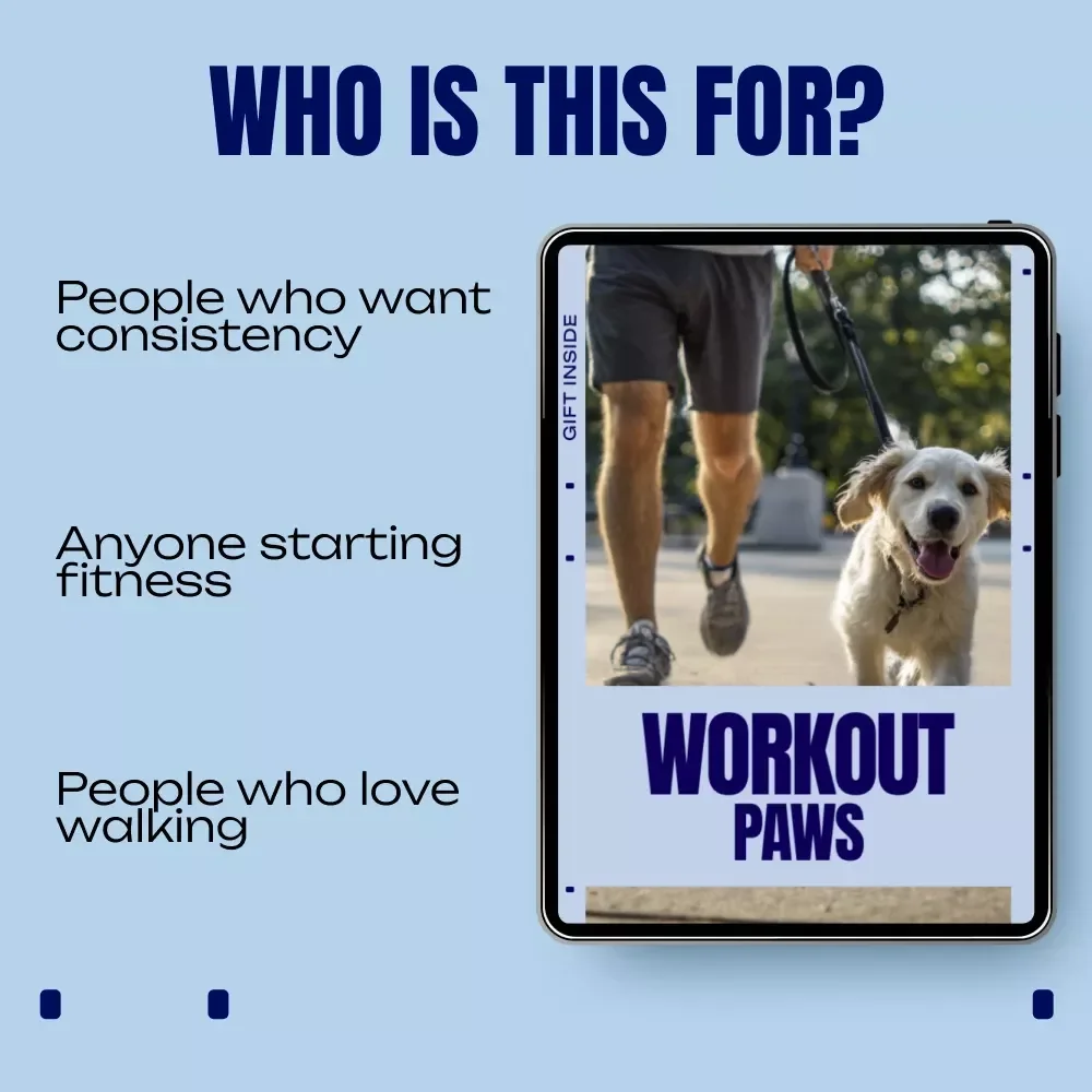 Workout Paws – Working Out With Your Dog Checklist | Daily Dog Fitness Routine | Printable & Digital Pet Workout Guide