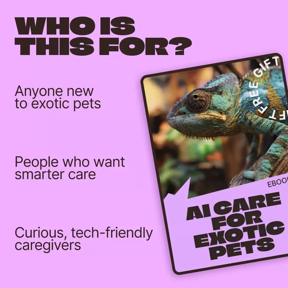 AI Care for Exotic Pets | Smart AI Exotic Pet Care Guidance eBook for Reptiles, Birds & Unique Companions