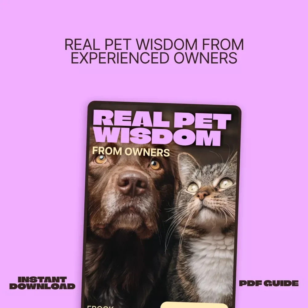 Real Pet Wisdom, From Owners: Essential Pet Advice from Real Owners eBook for Training, Behavior, and Everyday Lessons