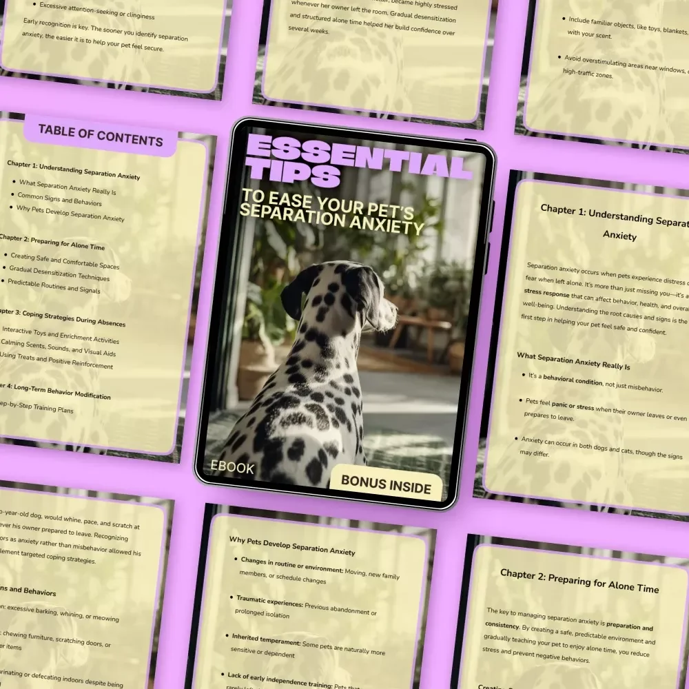 Essential Tips to Ease Your Pet’s Separation Anxiety – Practical Ebook Guide with Separation Anxiety Coping Tips for Calm, Confident Pets