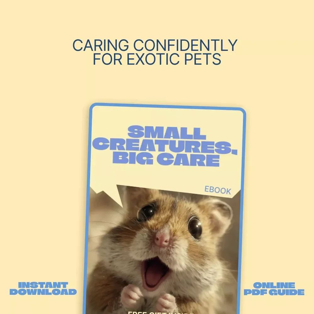 Small Creatures, Big Care – Exotic Pet Care Basics eBook for Beginners | Complete Guide to Habitat, Nutrition & Daily Care