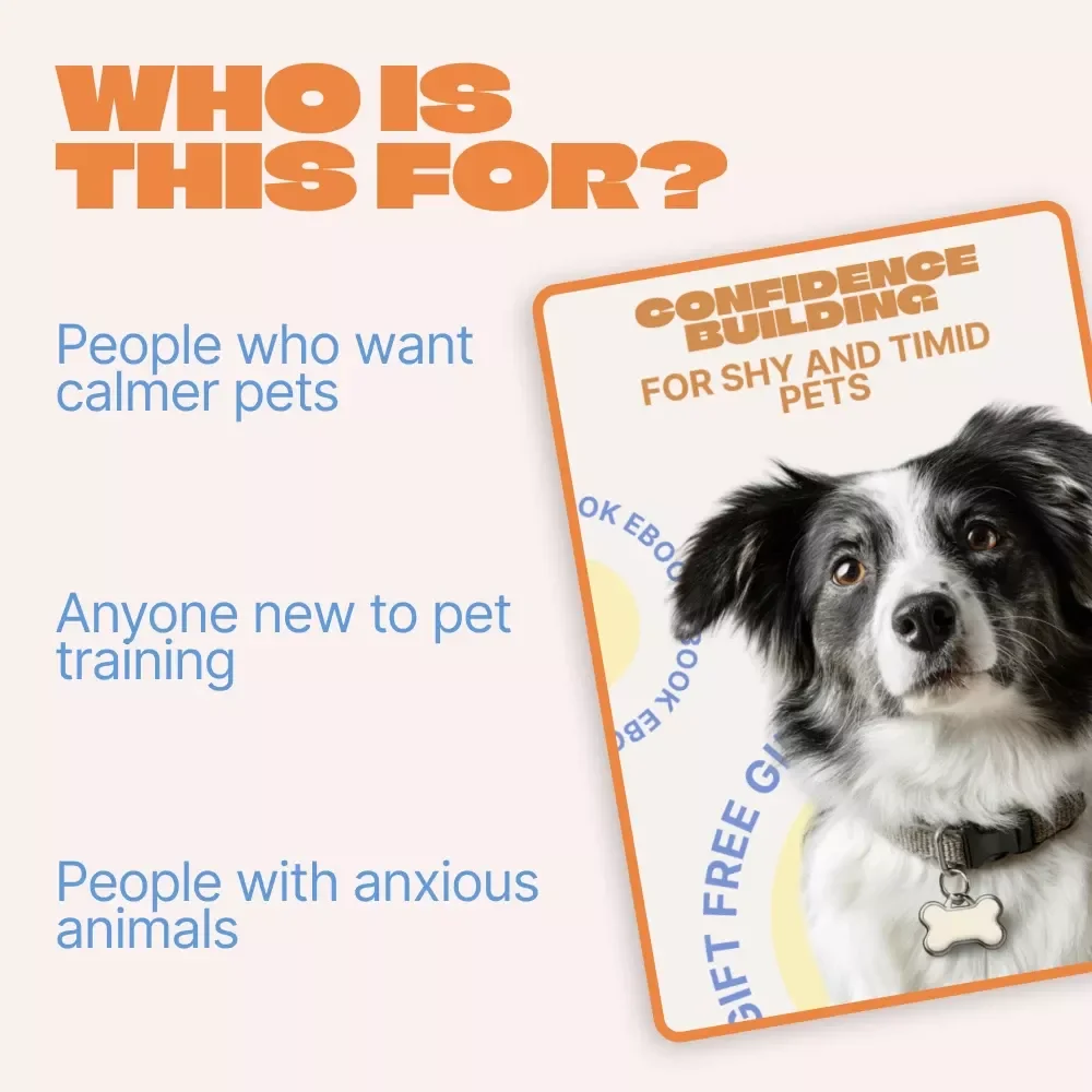 Confidence Building for Shy and Timid Pets – Practical eBook Guide for Confidence Building for Shy Pets, Gentle Training, Calm Behavior, and Happier Companions