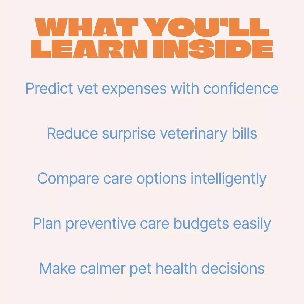 Smart Vet Bills With AI | Practical eBook for Smarter Pet Care Budgets, Forecasting & ai vet cost planning