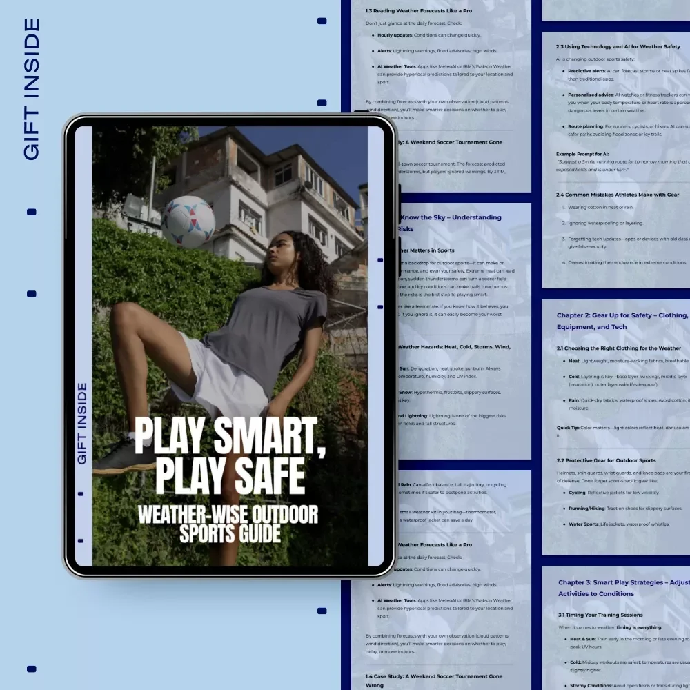 Play Smart, Play Safe: Weather-Wise Outdoor Sports Guide – Weather Safety Outdoor Sports Digital Guide for Athletes, Coaches & Active Families