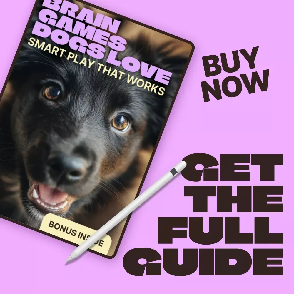 Brain Games Dogs Love, Smart Play That Works | eBook Guide to Mental Stimulation Toys for Dogs & Easy Brain Games