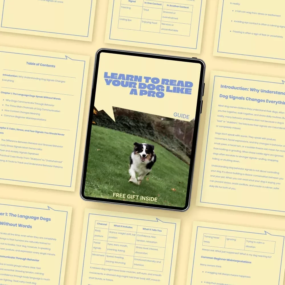 Learn to Read Your Dog Like a Pro – Digital Guide to Understanding Dog Behavior Signals for Calm, Confident Dog Owners