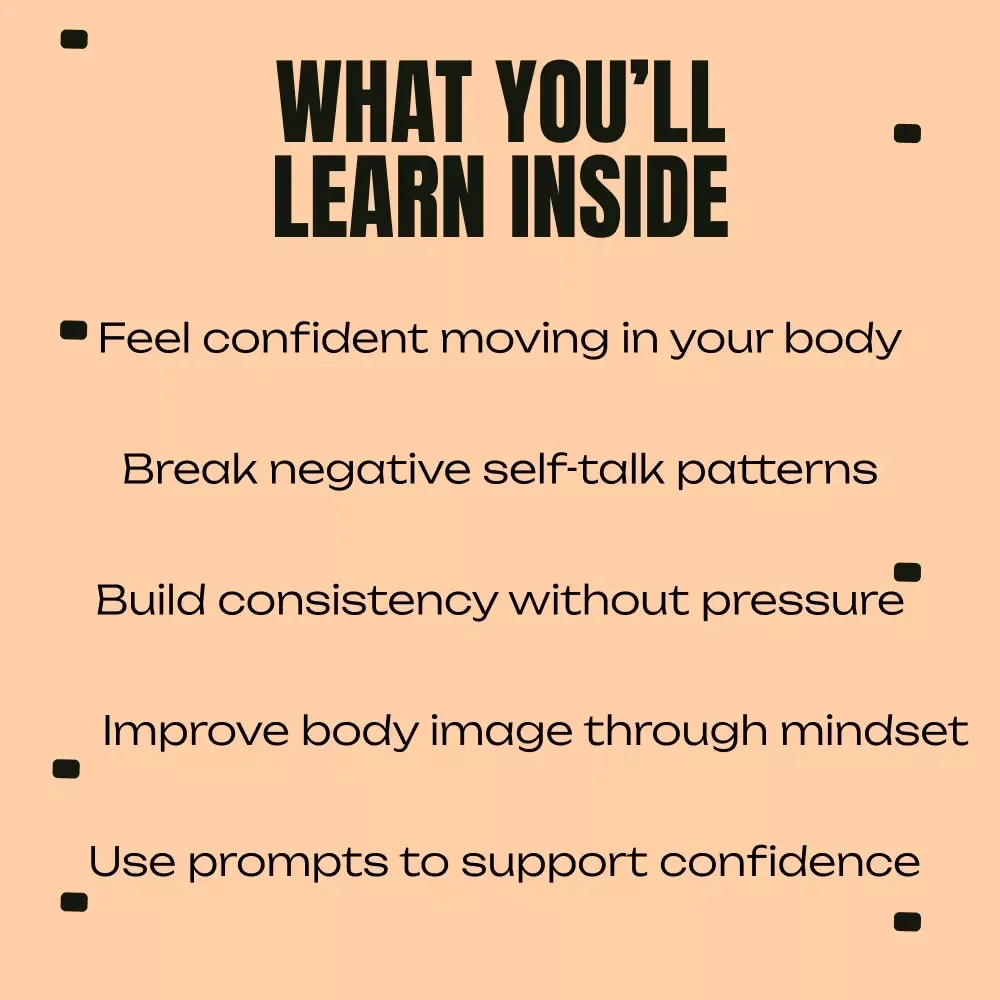 Strong, Seen, At Home – Fitness Confidence & Body Image Guide | At-Home Wellness Mindset eBook | Digital Download