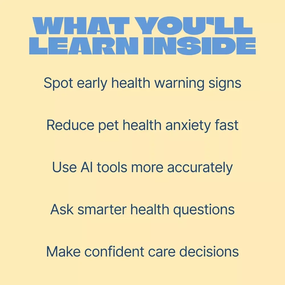 AI Symptom Checker for Pets, Made Simple | Smart Pet Health Guide eBook | ai symptom checker for pets for Dogs & Cats