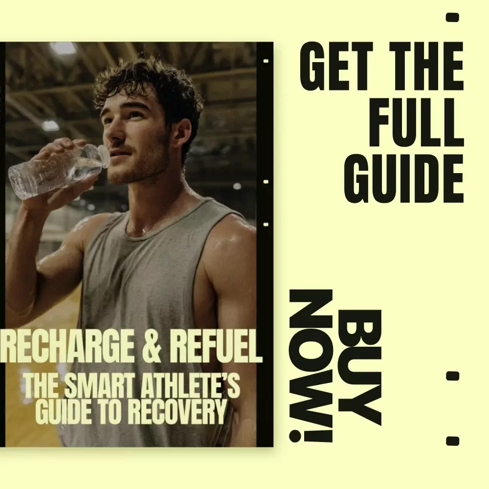Recharge & Refuel: The Smart Athlete’s Guide to Recovery – Practical eBook on recovery basics after workouts, nutrition, sleep, mobility & smart performance habits