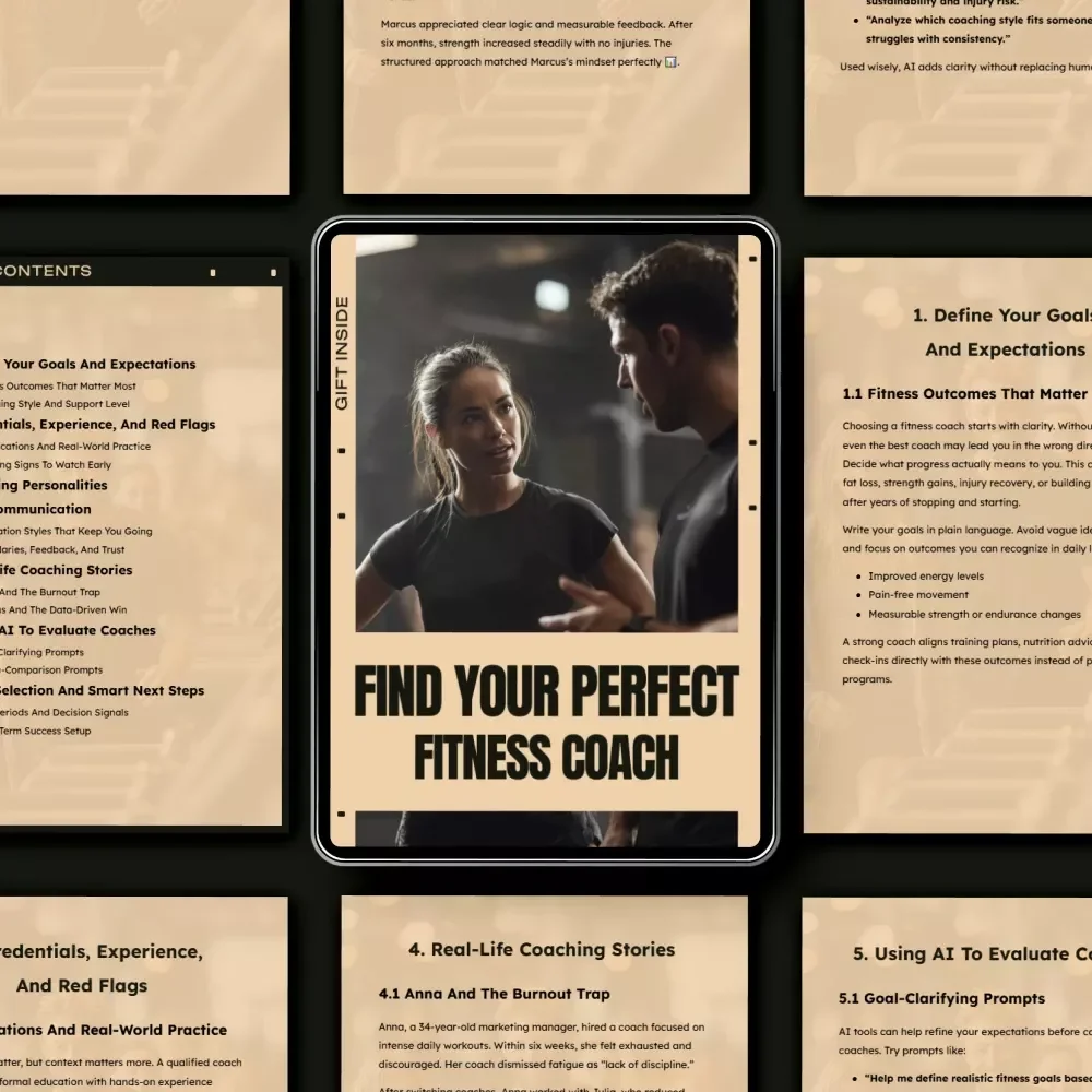 Find Your Perfect Fitness Coach | How to Choose a Fitness Coach eBook | Smart Guide to Hiring the Right Personal Trainer