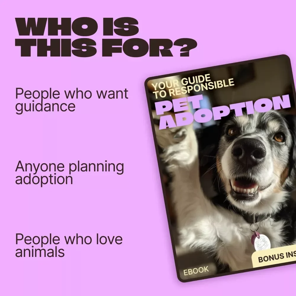 Your Guide to Responsible Pet Adoption | Practical Ebook on how to adopt a pet responsibly with Confidence