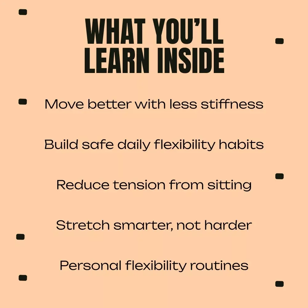 Move Easy, Stretch Smart – Flexibility Routines eBook for Daily Mobility, Smart Stretching & Pain-Free Movement