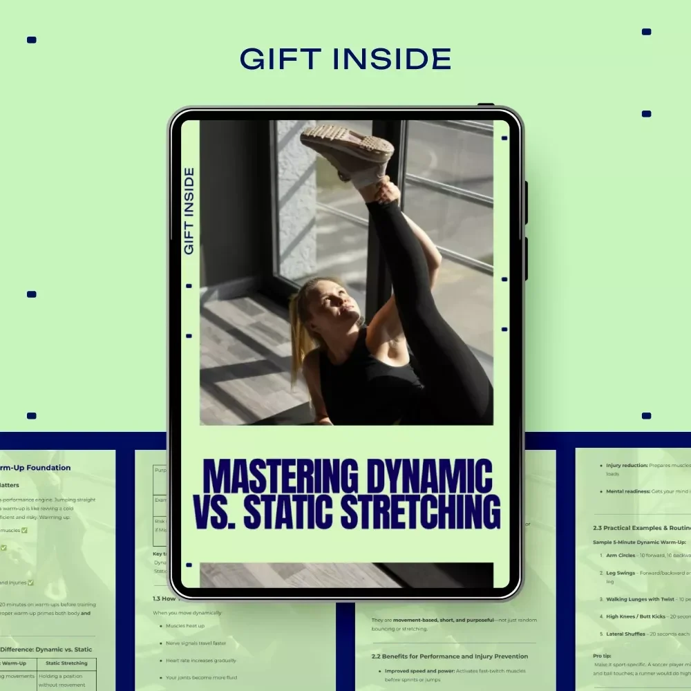 Mastering Dynamic vs. Static Stretching – The Ultimate Guide to Smarter Warm-Ups | Dynamic vs Static Warm Up Performance Guide
