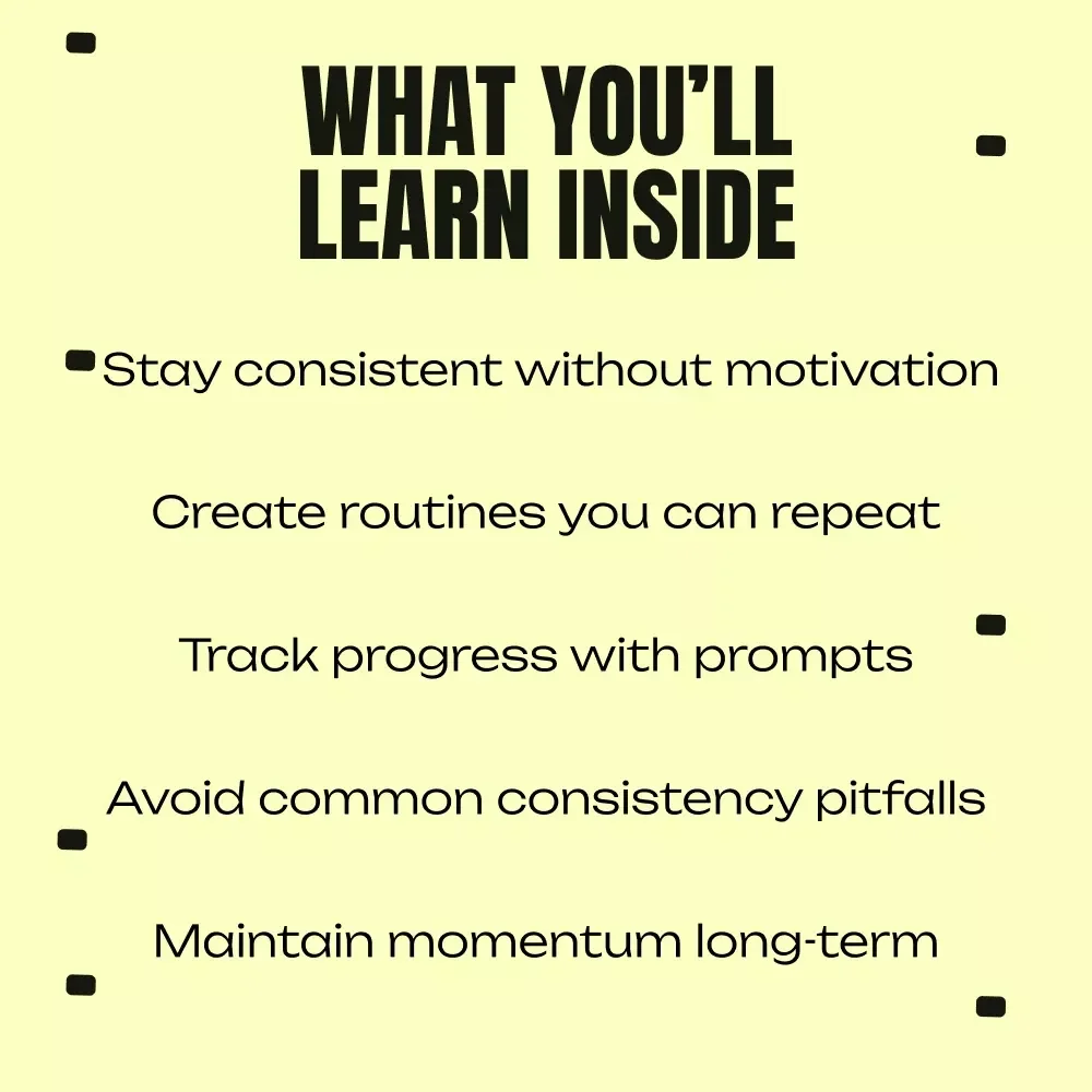 Stick With It, Stay Strong: Digital Download Guide for Consistency, Routine, and Sustainable Habits
