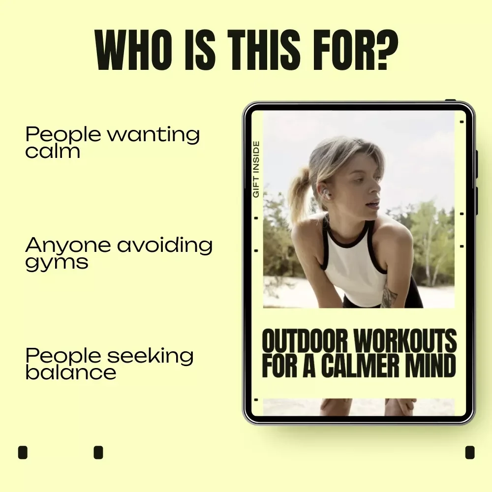 Outdoor Workouts for a Calmer Mind – A Practical Ebook on Outdoor Workouts for Mental Health, Stress Relief & Everyday Clarity