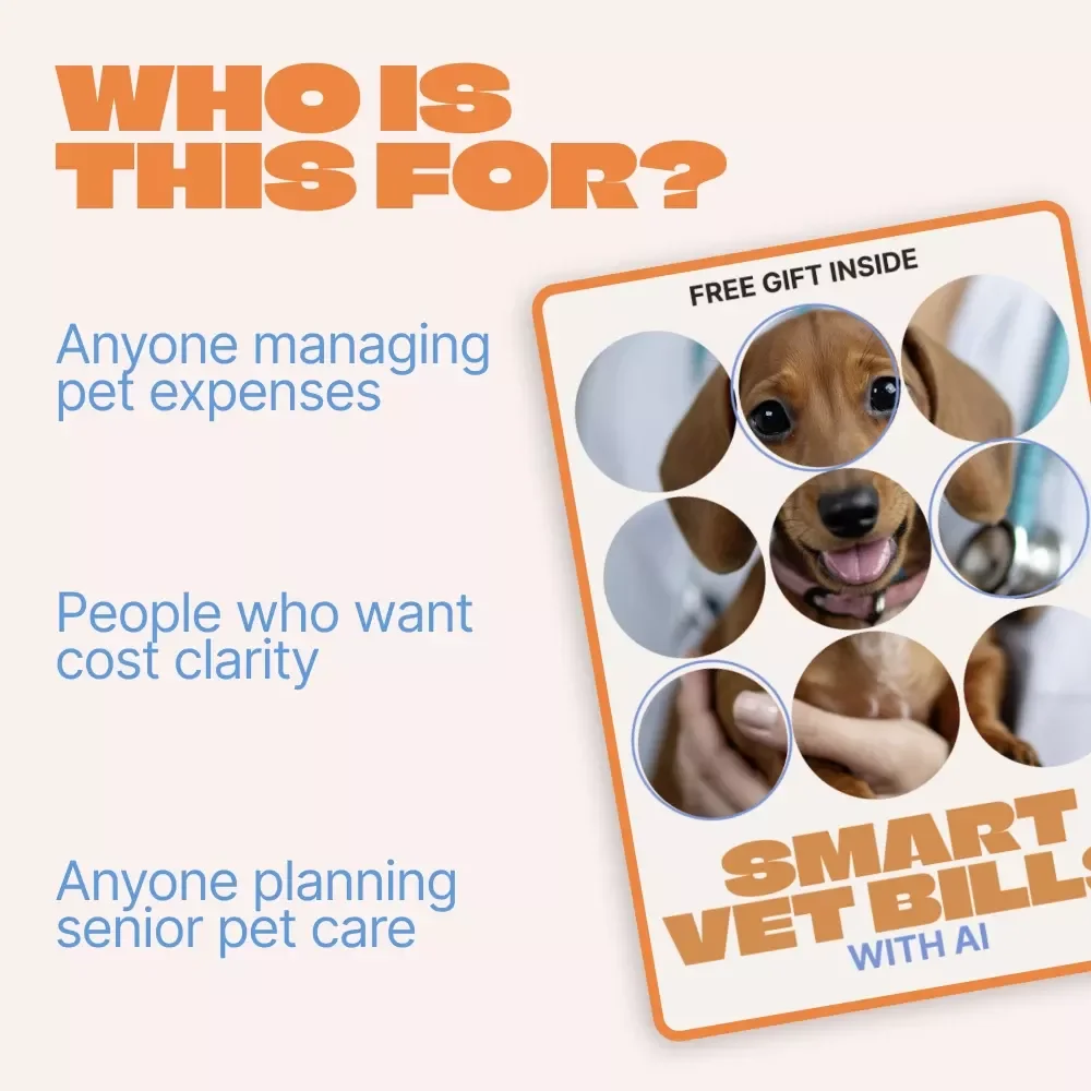 Smart Vet Bills With AI | Practical eBook for Smarter Pet Care Budgets, Forecasting & ai vet cost planning