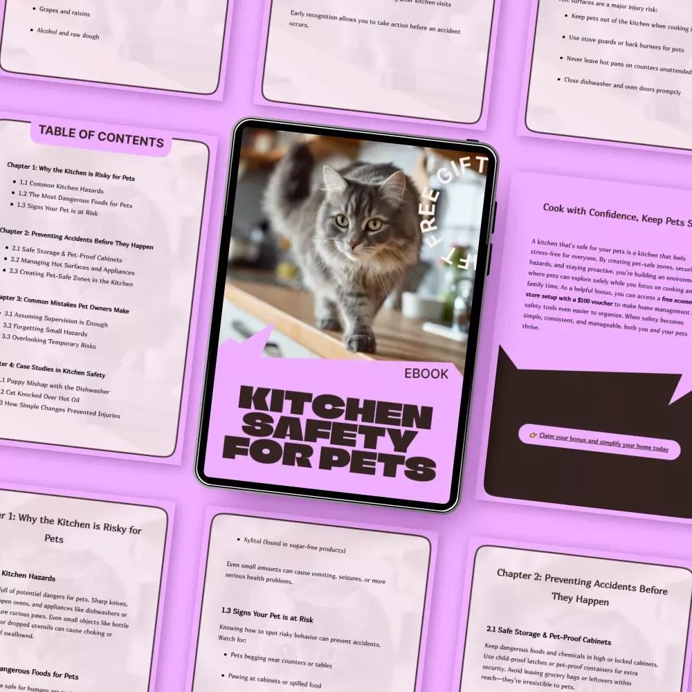 Kitchen Safety for Pets – A Practical eBook Guide to Kitchen Safety for Pets, Accident Prevention, and Pet-Proofing Your Home