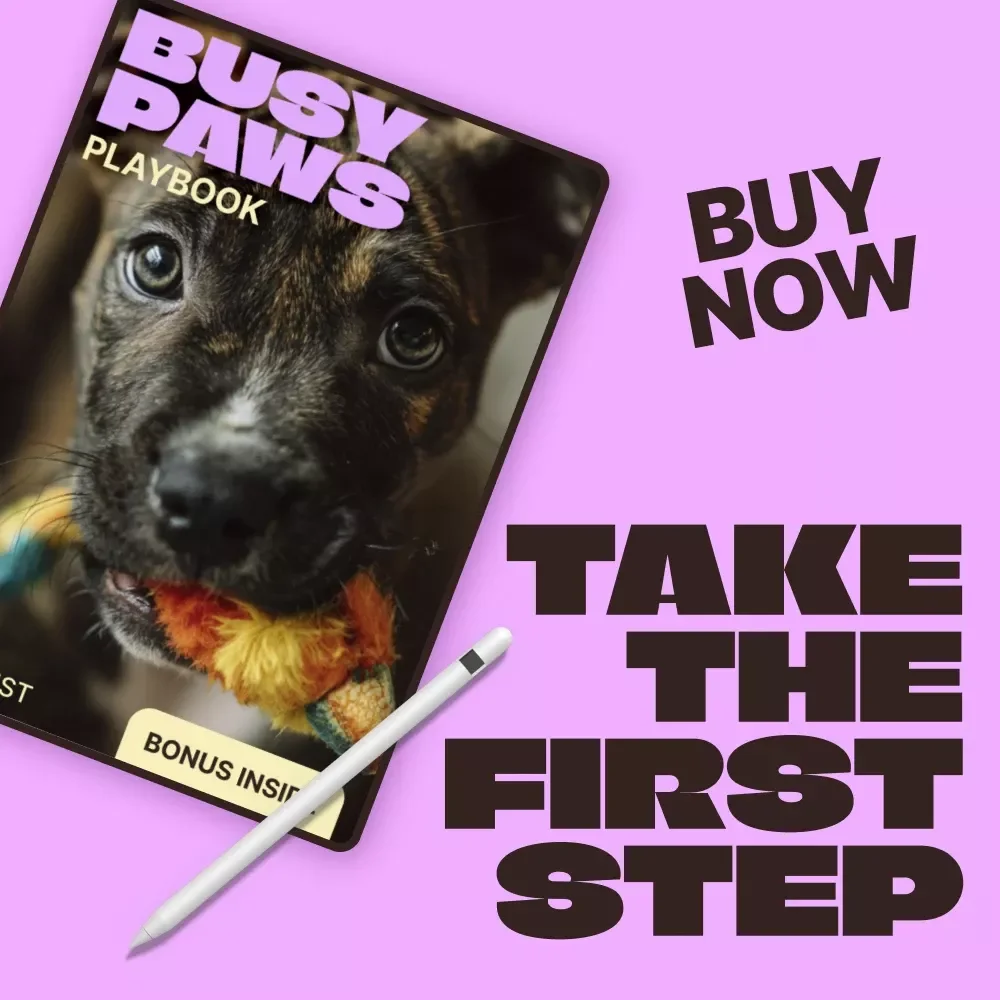 Busy Paws Playbook – Ultimate Checklist for Toys That Keep Pets Busy Longer, Boredom-Busting Playtime Guide for Dogs & Cats (Digital Download)