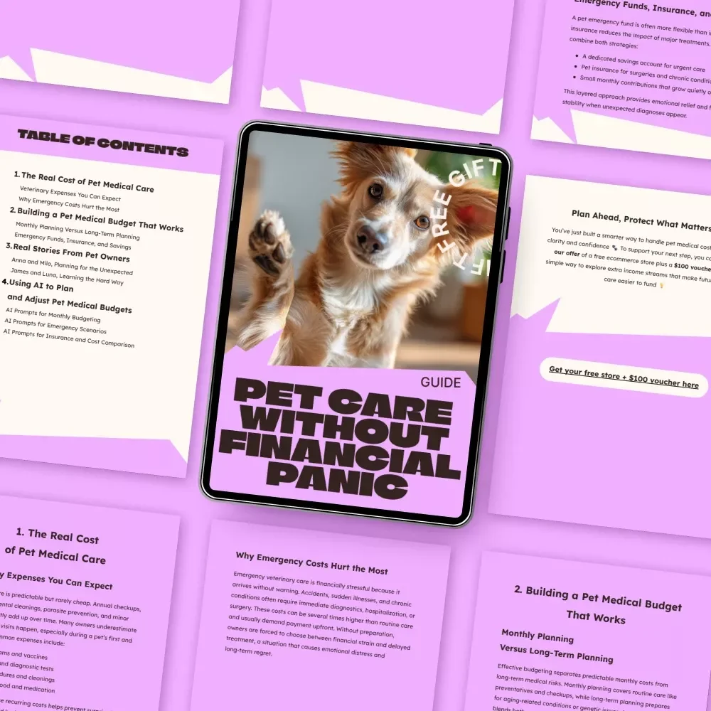 Pet Care Without Financial Panic: The Ultimate Guide to Budgeting for Pet Medical Care, Emergency Funds, and Smart Planning for Vet Expenses