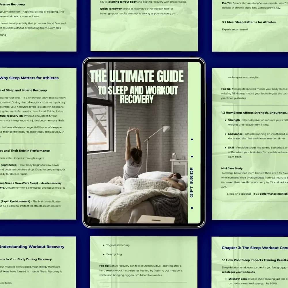 The Ultimate Guide to Sleep and Workout Recovery – Athlete’s eBook for Better Sleep and Workout Recovery, Faster Muscle Repair & Peak Performance